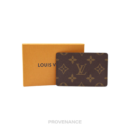 🔴 Louis Vuitton "MALLETIER" Card Holder Wallet - Monogram