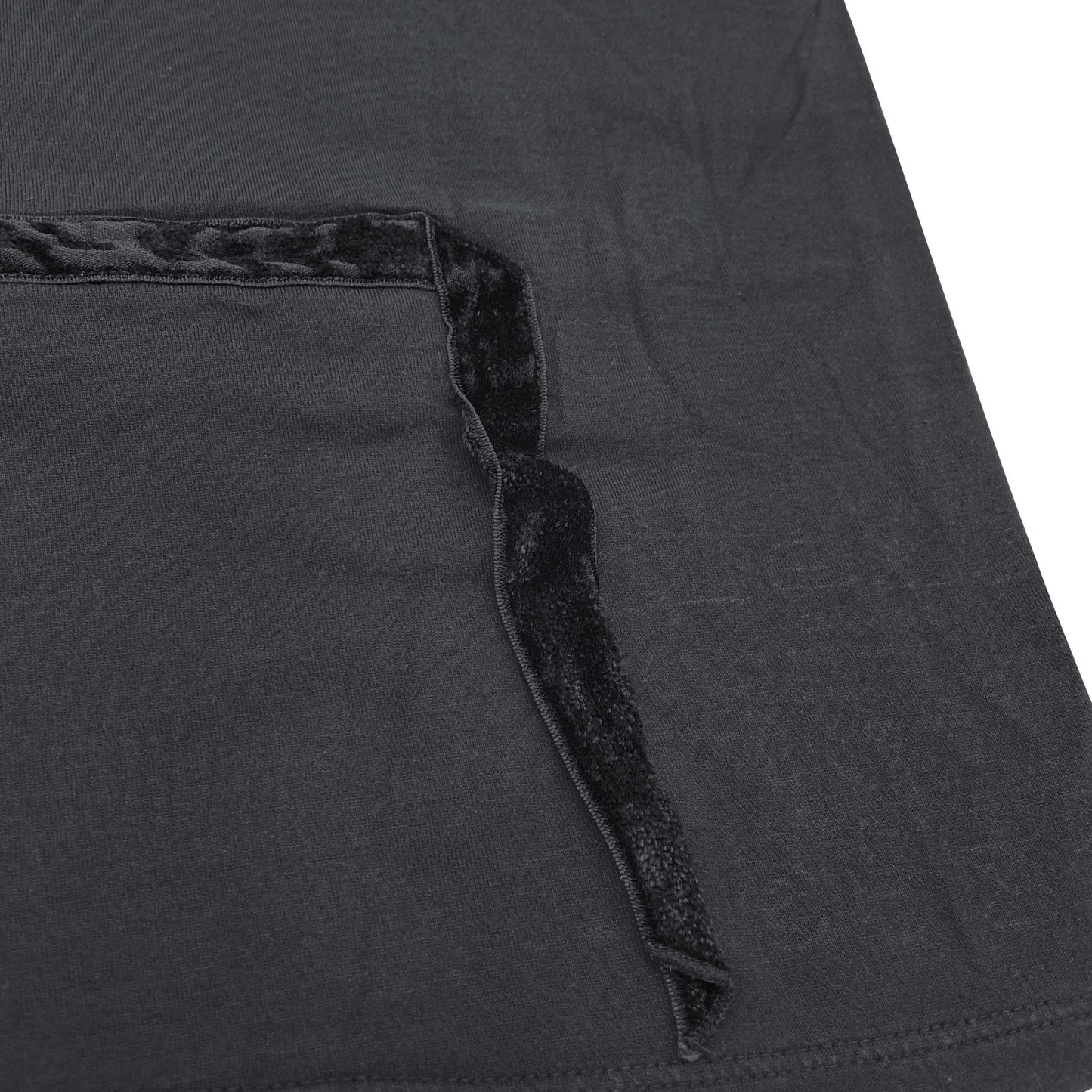 🔴 Visvim Velour Detail T-Shirt - Black