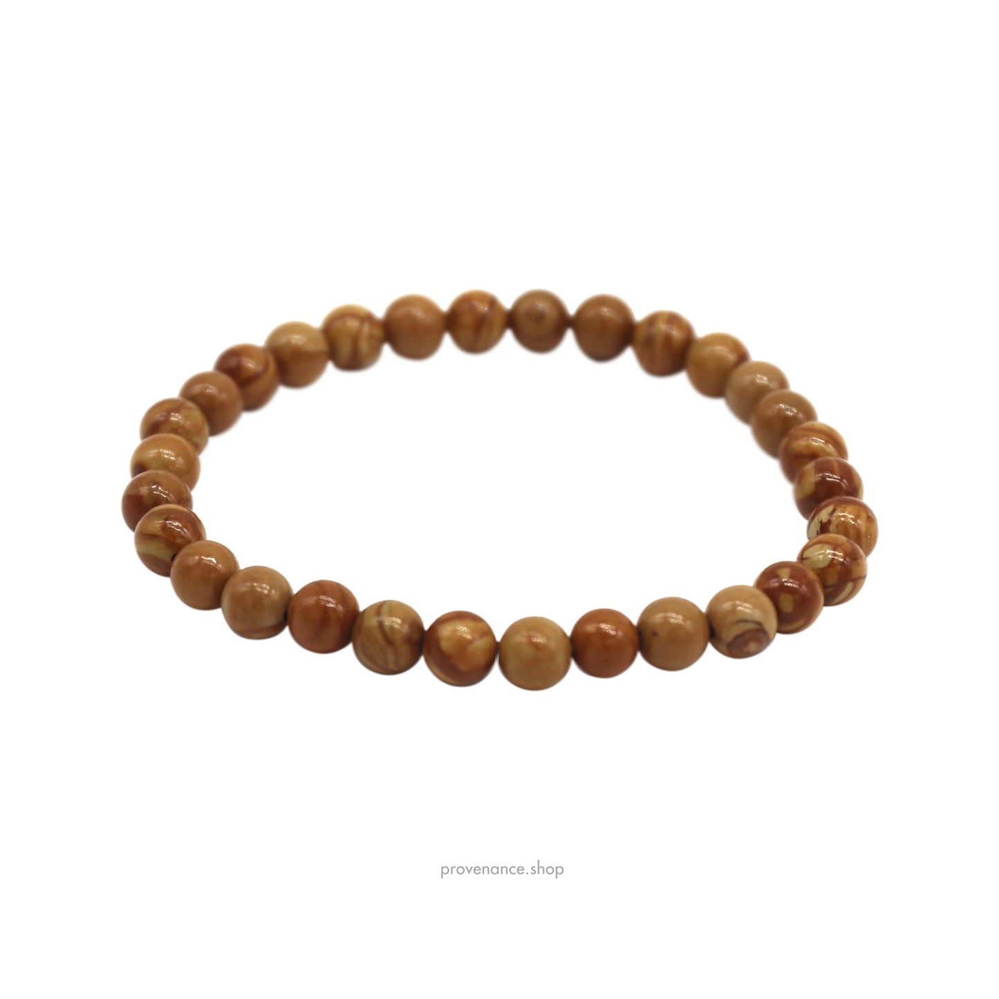 🔴 Bracelet - Wood Grain Jasper 6mm.