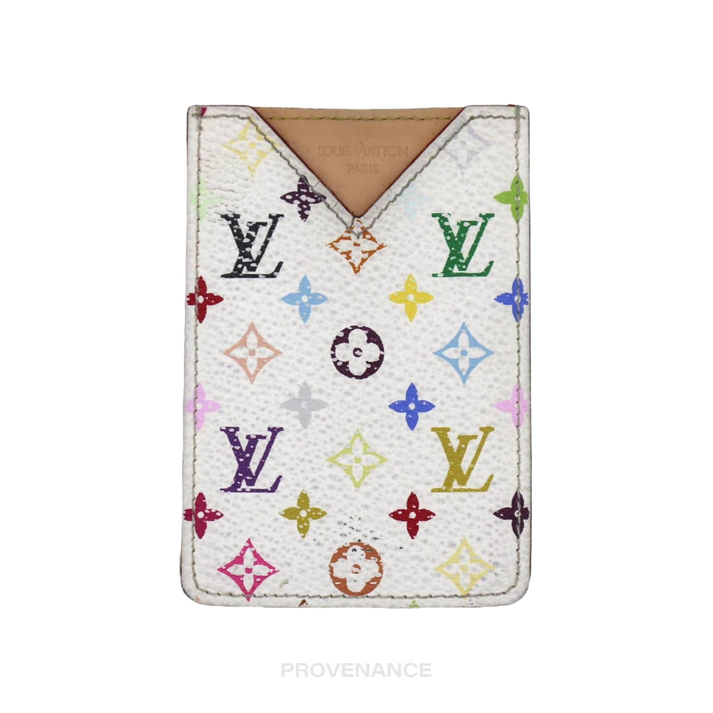 Louis Vuitton Card Wallet - Monogram Multicolore White