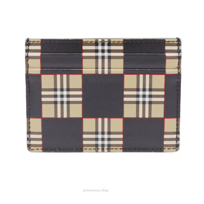 🔴 Burberry Card Holder Wallet - Nova Checker