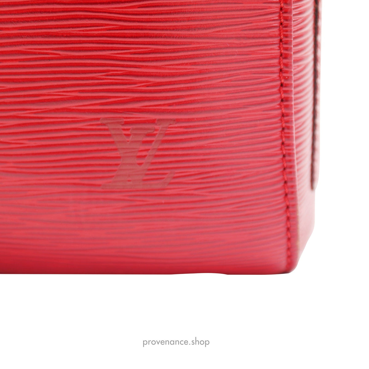🔴 Keepall 50 Bag - Red Epi Leather