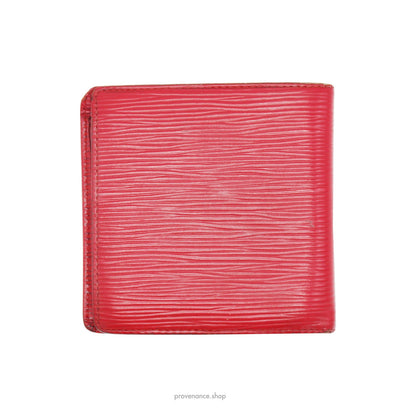 🔴 Louis Vuitton Marco Wallet - Red Epi Leather