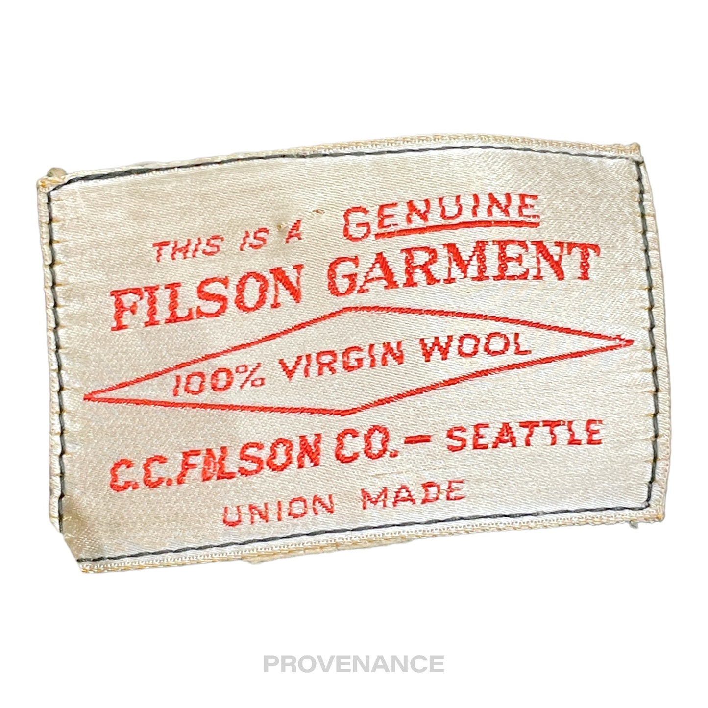 🔴 Filson "UNION MADE" Cruiser - Olive Drab Whipcord