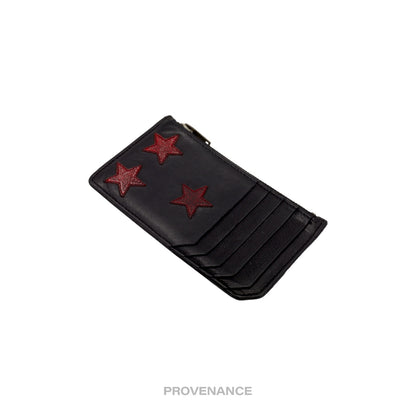 🔴 Saint Laurent Paris SLP Stars Fragment Card Wallet