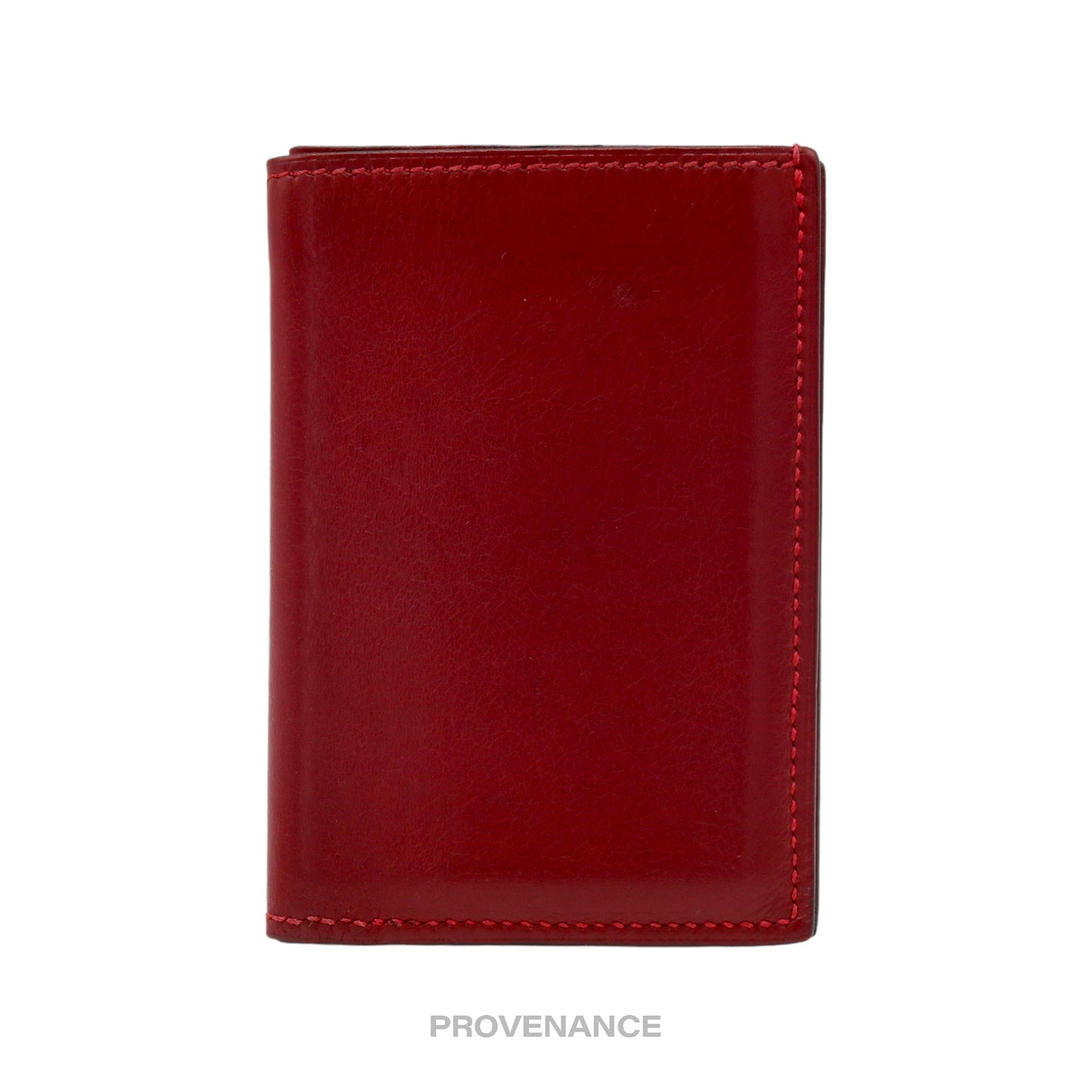 🔴 Hermès CardholderWallet - Red Box Calfskin Leather