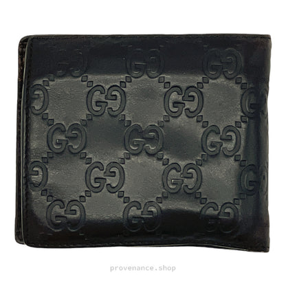 🔴 Gucci GG Guccissima Bifold Wallet - Dark Chocolate