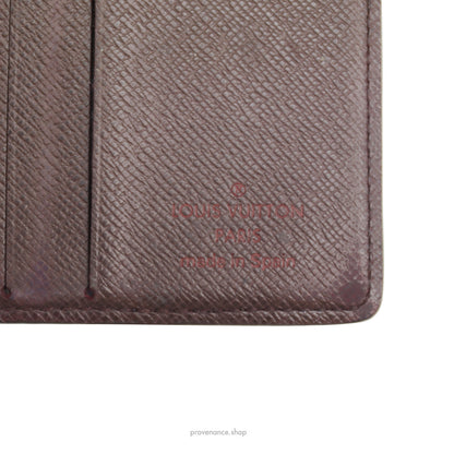 🔴 Louis Vuitton 6CC Bifold Wallet - Damier Ebene