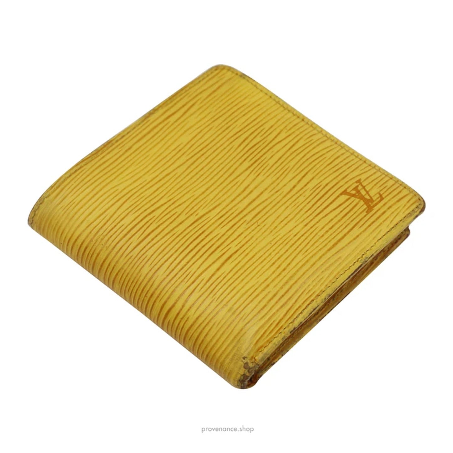 🔴 Louis Vuitton Marco Wallet - Tassil Yellow Epi Leather