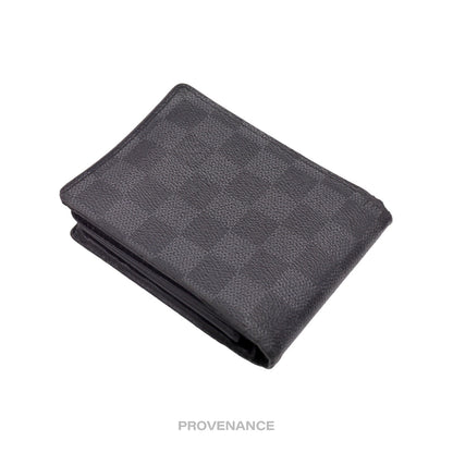 🔴 Louis Vuitton Florin Wallet - Damier Graphite