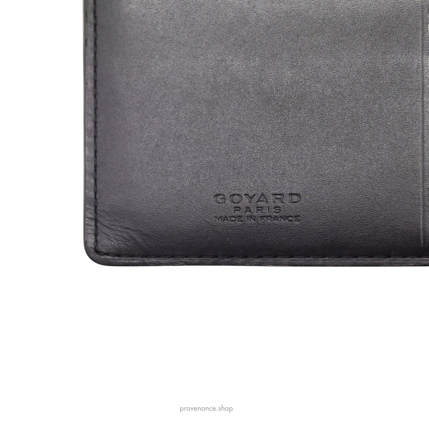 🔴 St. Roch Vertical Long Wallet - Black Goyardine