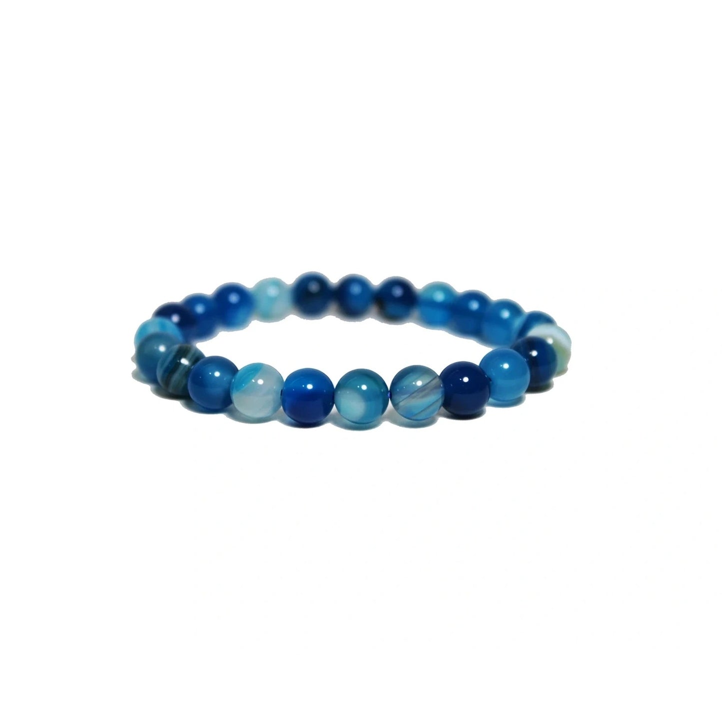 🔴 Bracelet - Blue Agate