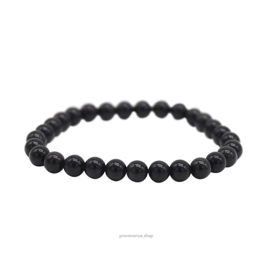 🔴 Bracelet - Black Onyx 6mm.