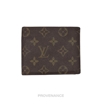 🔴 Louis Vuitton Bifold Wallet - Monogram Small "f"