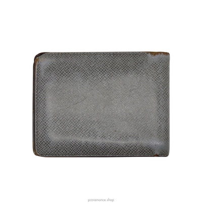 🔴 Louis Vuitton Multiple Wallet - Taiga Glacier Leather