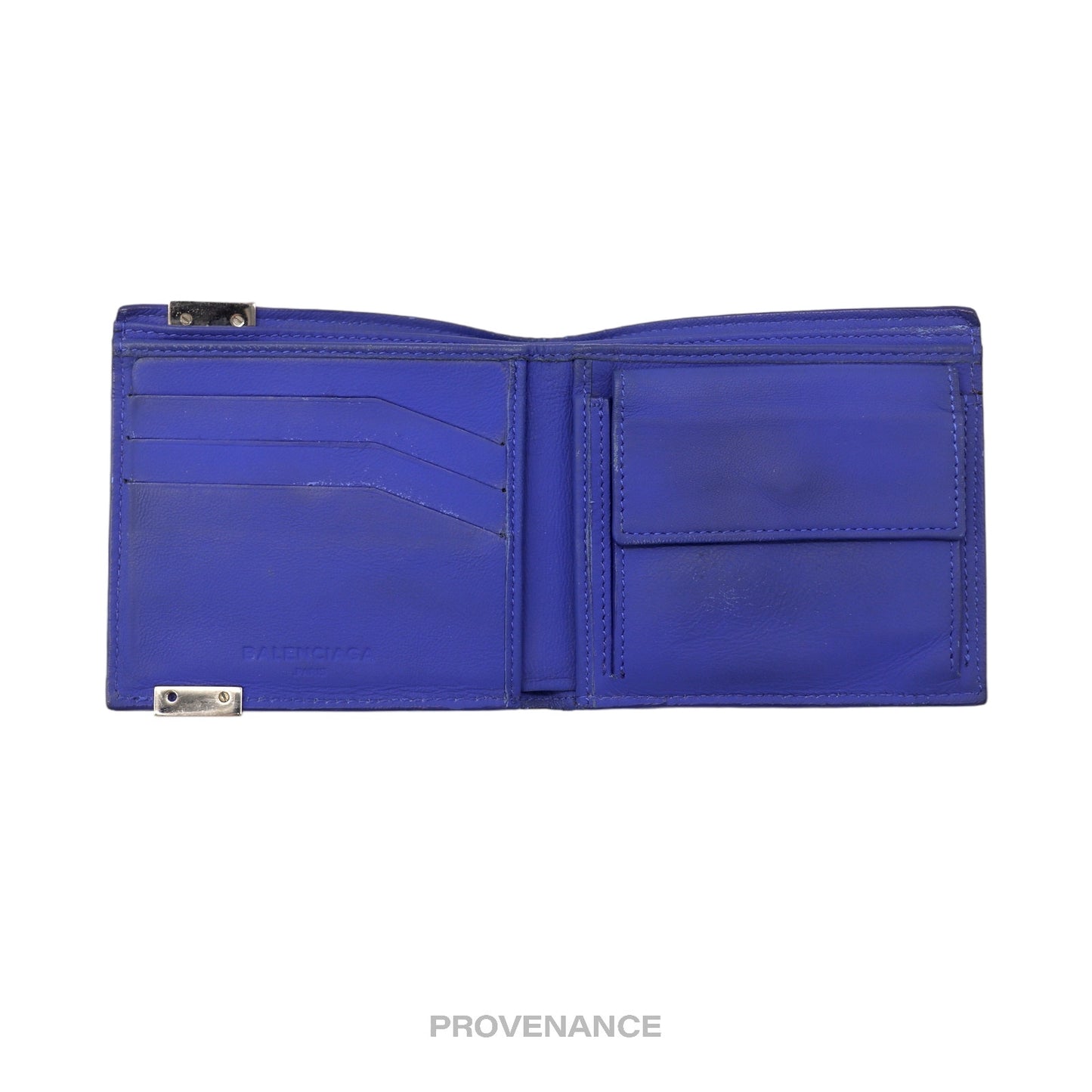 🔴 Balenciaga Wallet - Blue Abstract