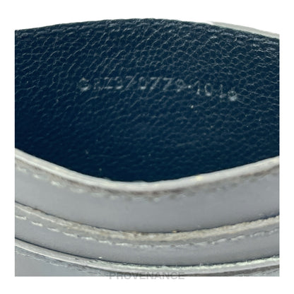 🔴 SLP Card Holder Wallet - Grey Leather