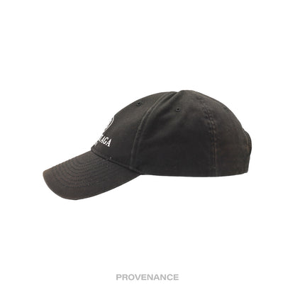 🔴 Balenciaga BB Mode Cap - Faded Black