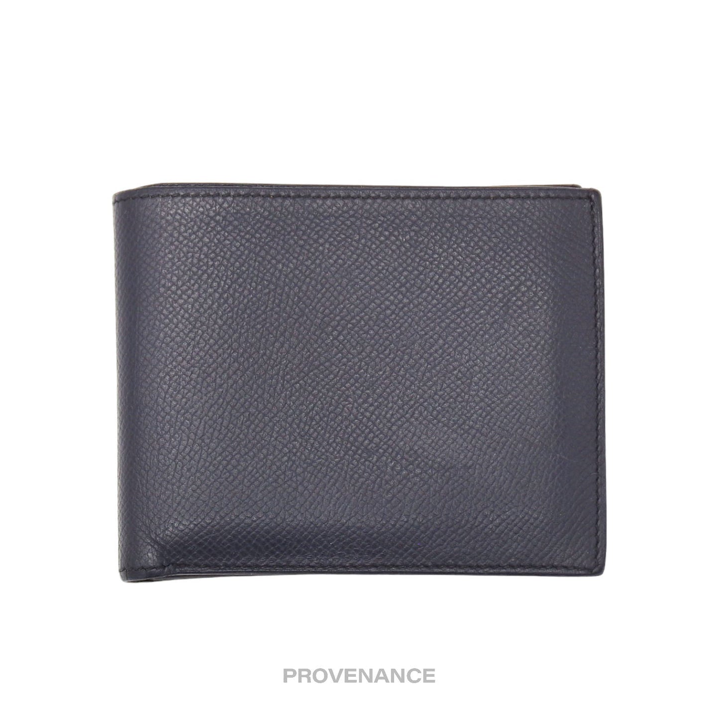 🔴 Hermes Citizen Twill Compact Wallet - Bleu Nuit Epsom