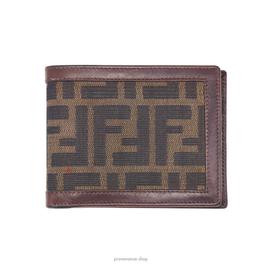 🔴 Fendi Bifold Wallet - FF Zucca