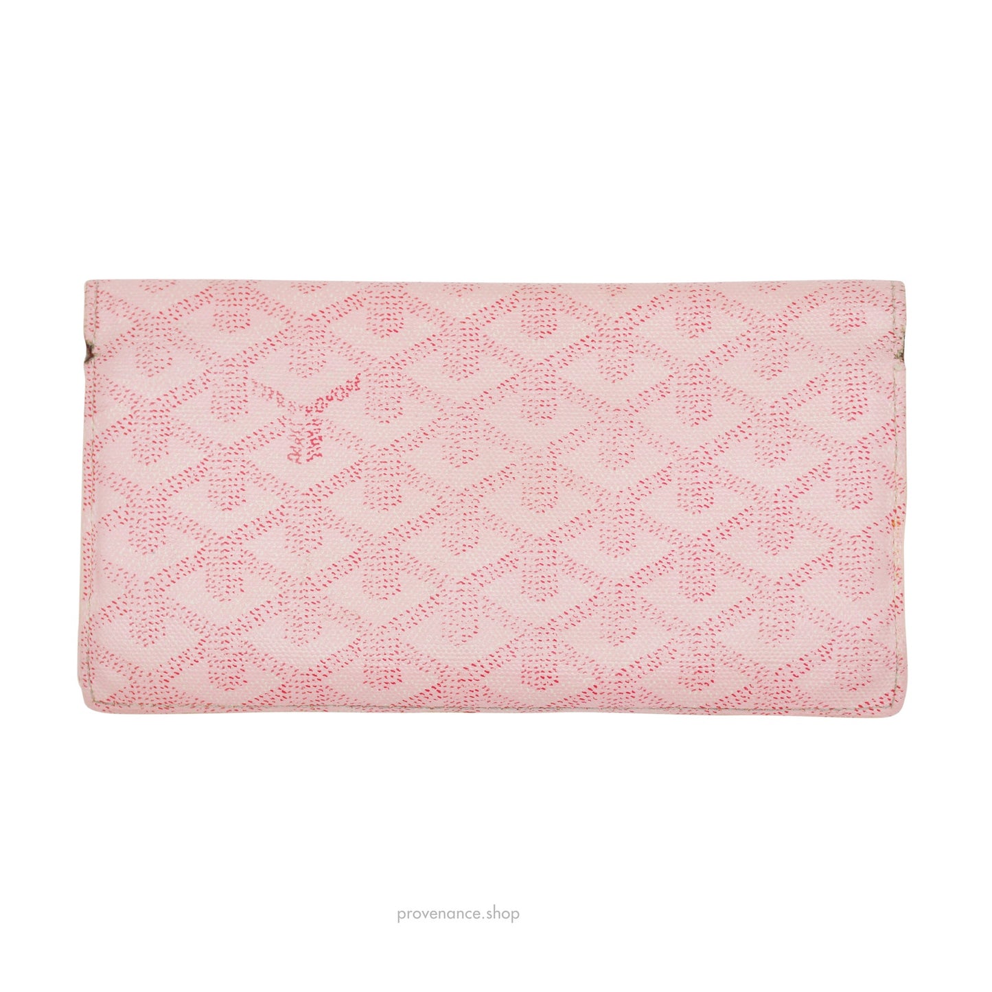 🔴 Goyard Richelieu Long Wallet - Pink Goyardine