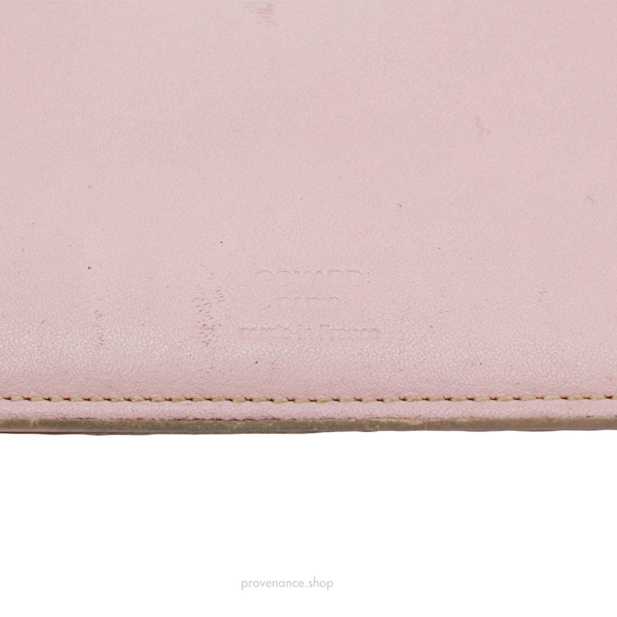 🔴 Goyard Richelieu Long Wallet - Pink Goyardine