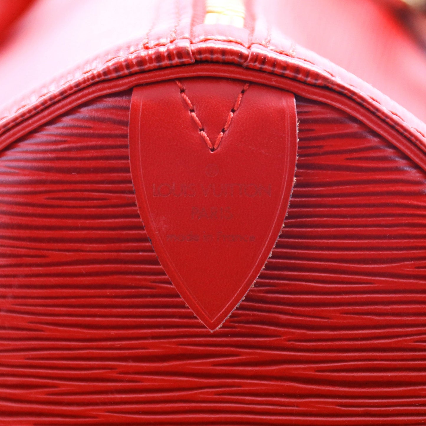 🔴 Keepall 50 Bag - Red Epi Leather