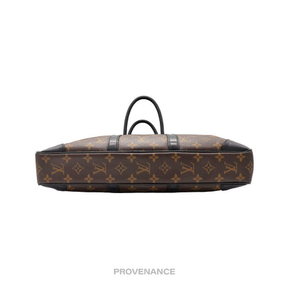 🔴 Louis Vuitton PDV Briefcase Bag - Monogram Macassar