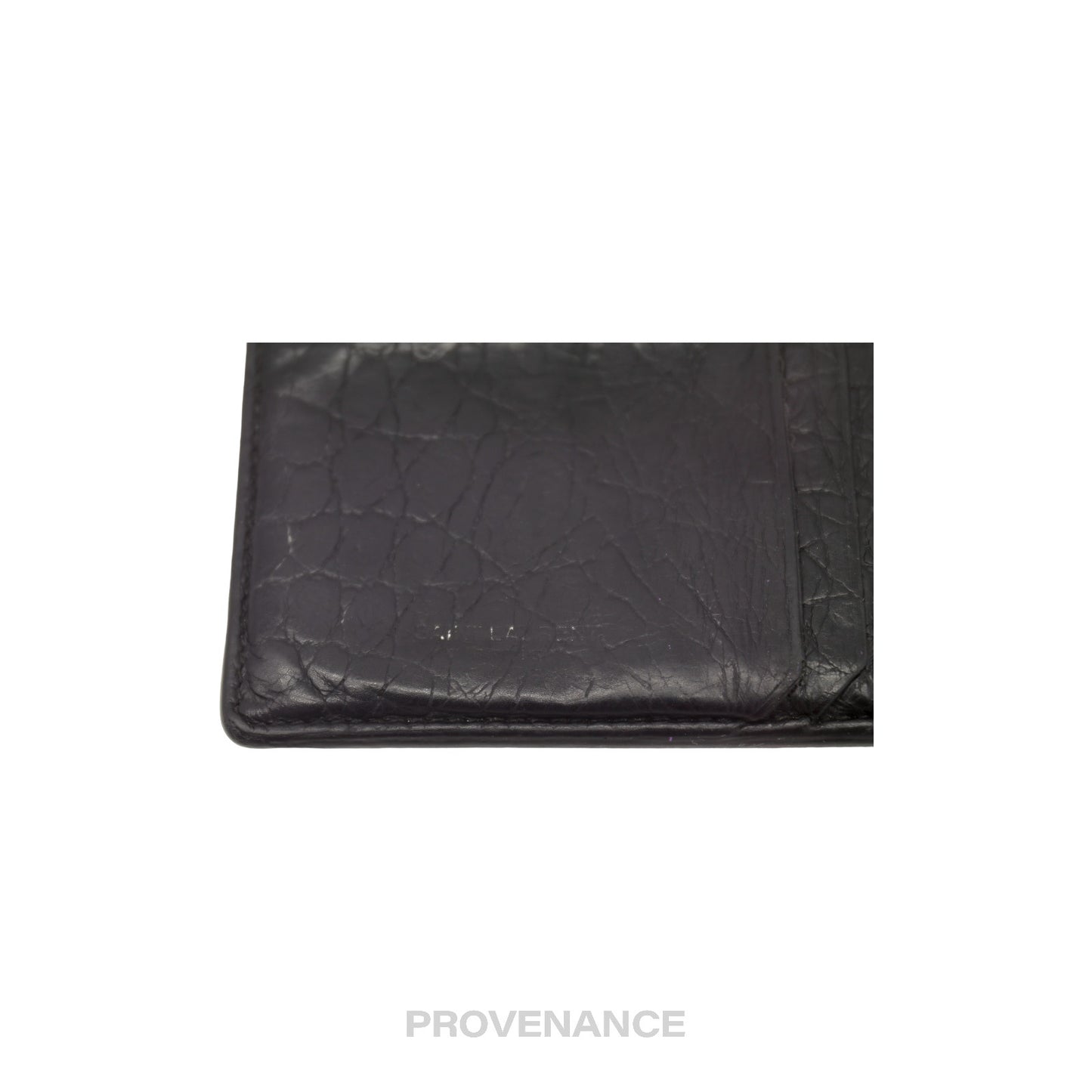 🔴 Saint Laurent Paris SLP Fragment Card Wallet - Black Croc