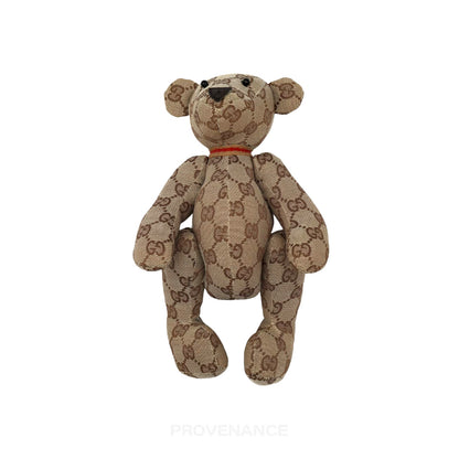 🔴 Gucci Teddy Bear - GG Canvas Tan