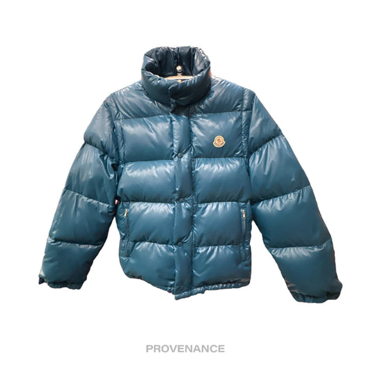 🔴 Moncler Convertible Puffer Down Jacket Coat Vest - Teal 2