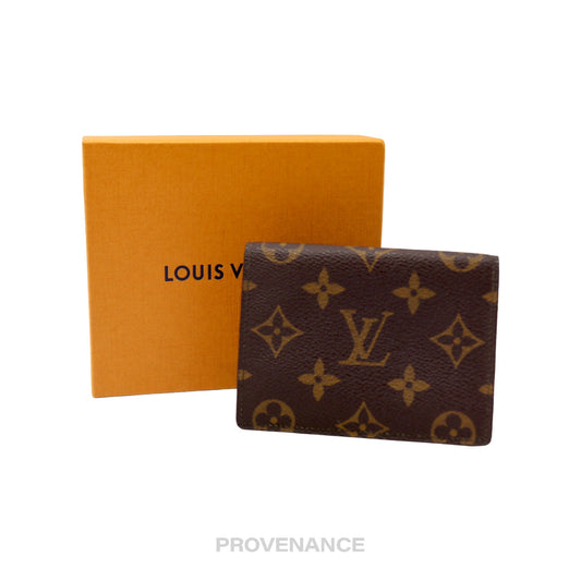 🔴 Louis Vuitton Business ID Card Wallet - Monogram