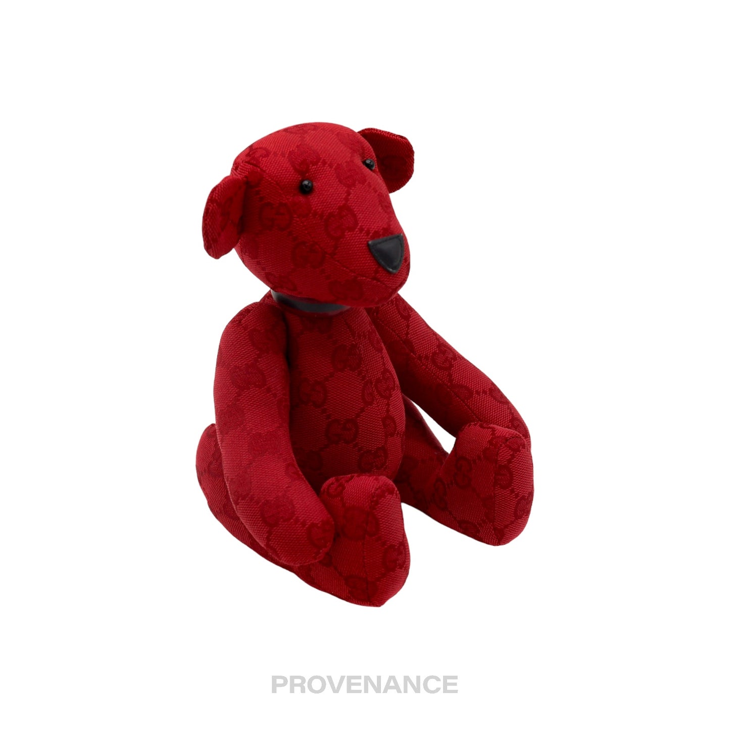 🔴 Gucci Teddy Bear - Red GG Canvas