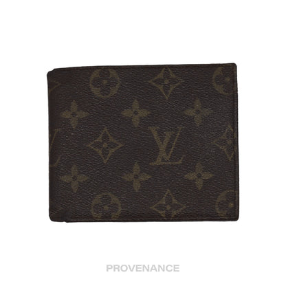 🔴 Louis Vuitton Bifold Wallet - Monogram Small "f"