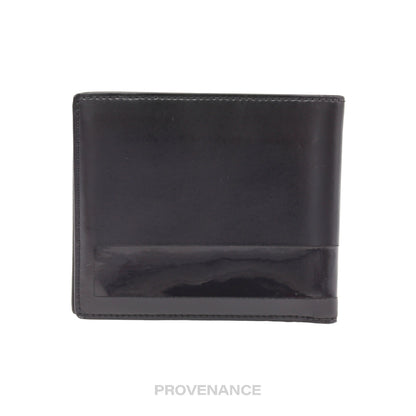 🔴 Givenchy Star Stripe Wallet - Black Leather