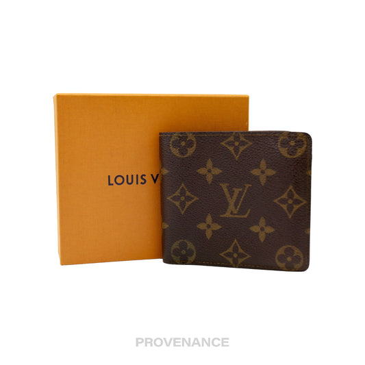 🔴 Louis Vuitton Bifold Wallet - Monogram Small "f"