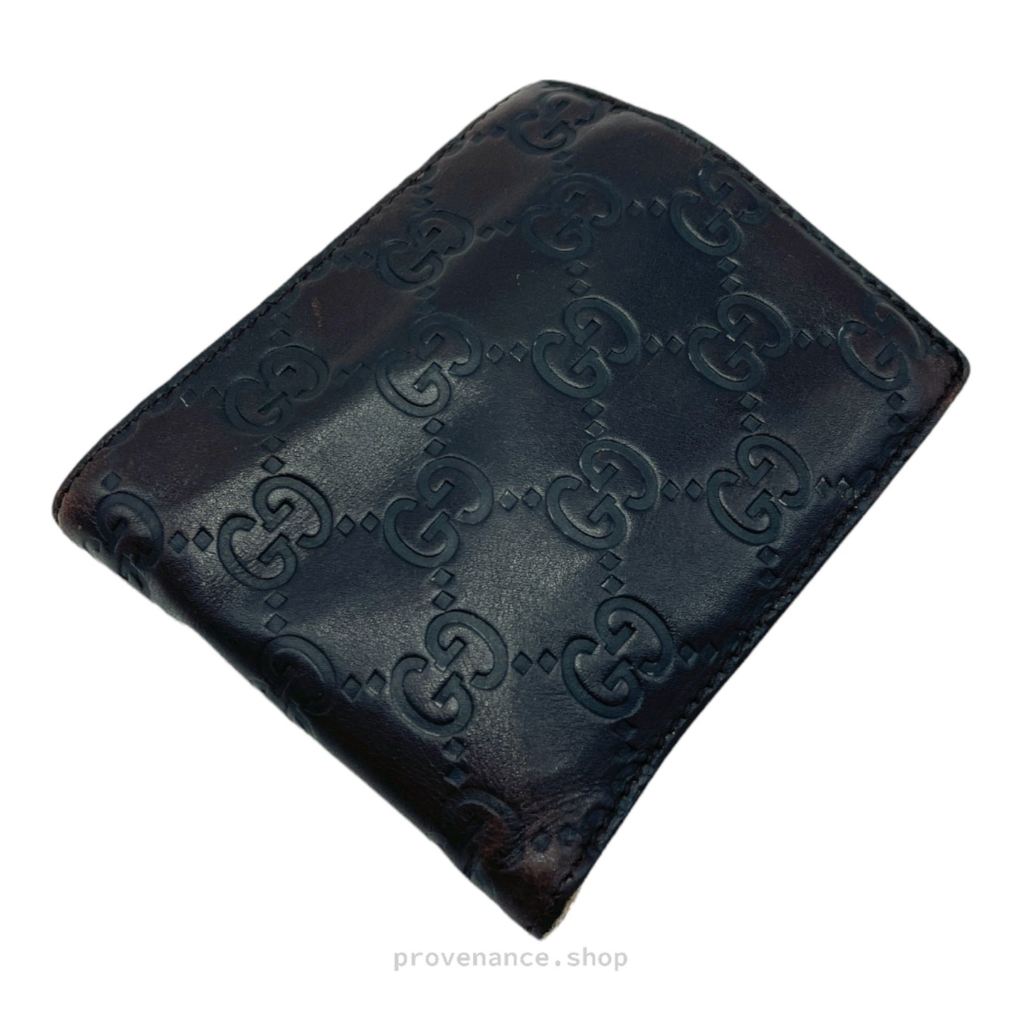 🔴 Gucci GG Guccissima Bifold Wallet - Dark Chocolate