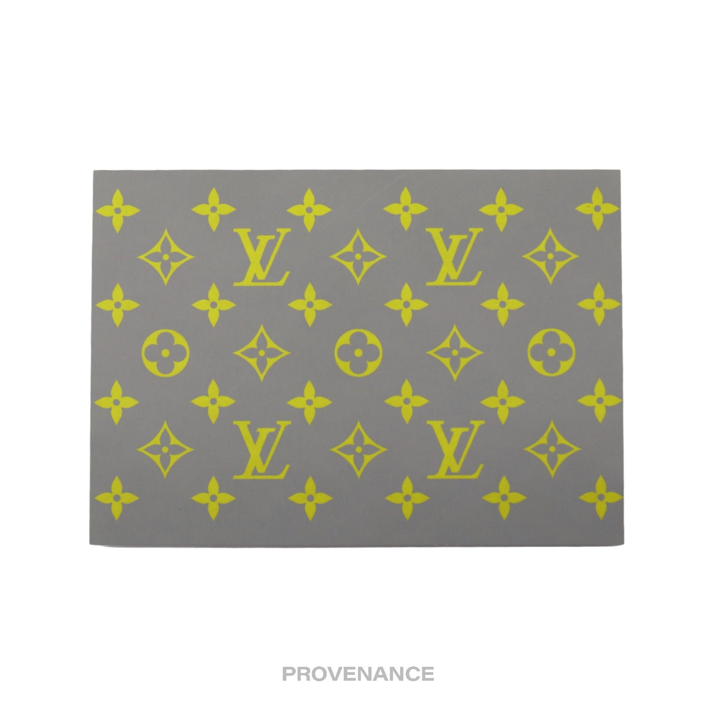 🔴 Louis Vuitton Card - Grey Yellow Monogram