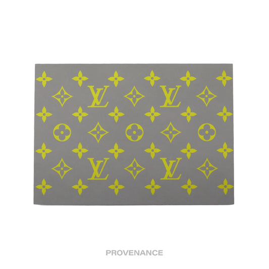 🔴 Louis Vuitton Card - Grey Yellow Monogram