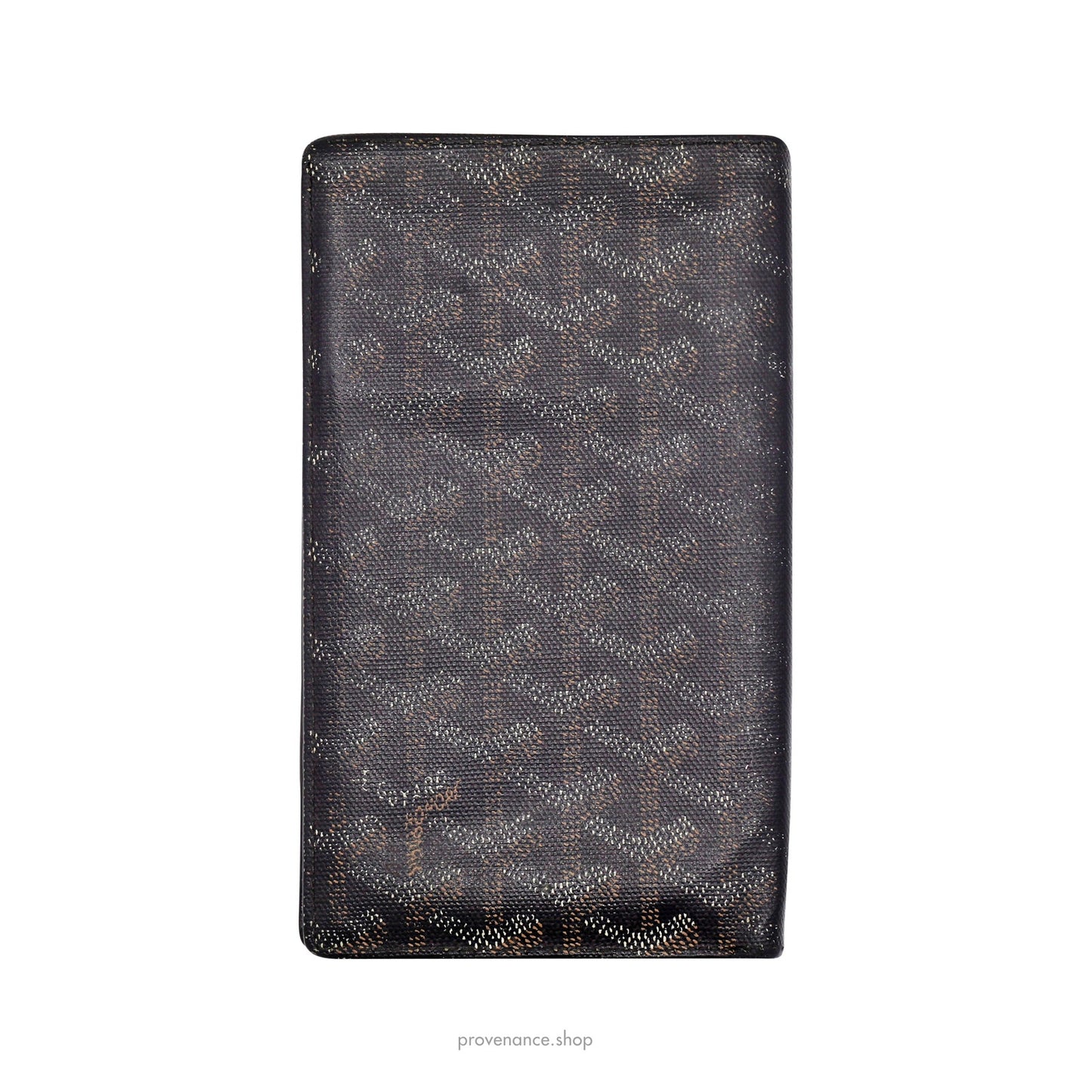 🔴 St. Roch Vertical Long Wallet - Black Goyardine