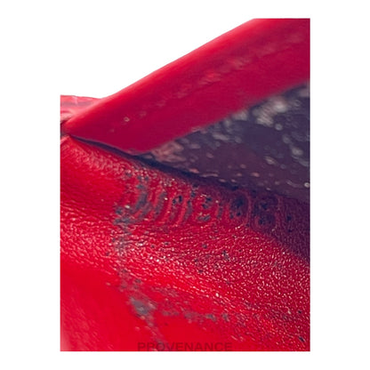 🔴 Louis Vuitton Marco Wallet - Red Epi Leather