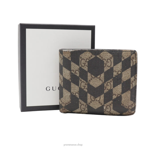 🔴 Gucci GG Supreme Bifold Wallet - Caleido