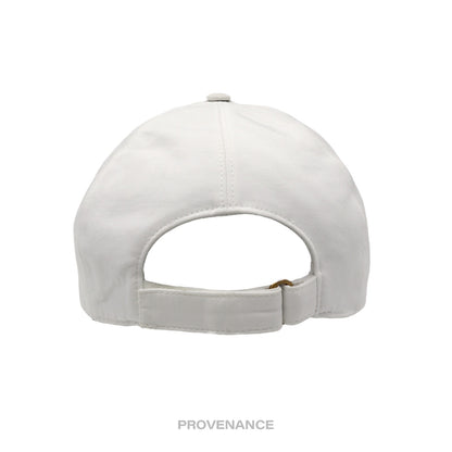 🔴 Gucci Campaign Hat Cap - White