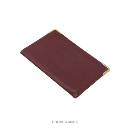 🔴 Givenchy Pocket Organizer Wallet - Burgundy Leather