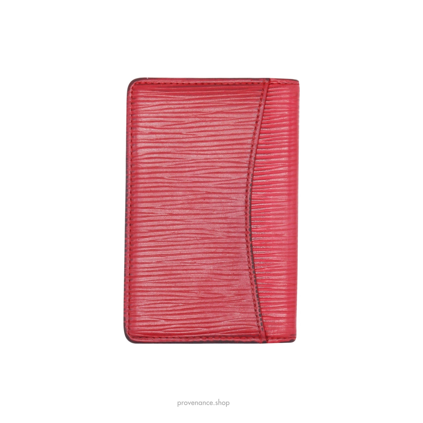 🔴 Louis Vuitton Pocket Organizer Wallet - Red Epi Leather