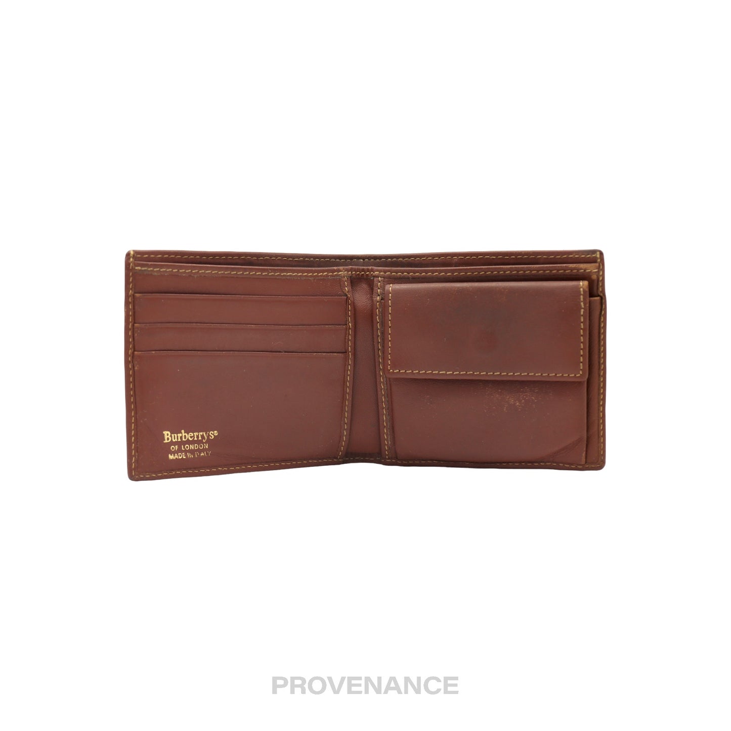 🔴 Burberry Bifold Wallet - Nova Check Brown