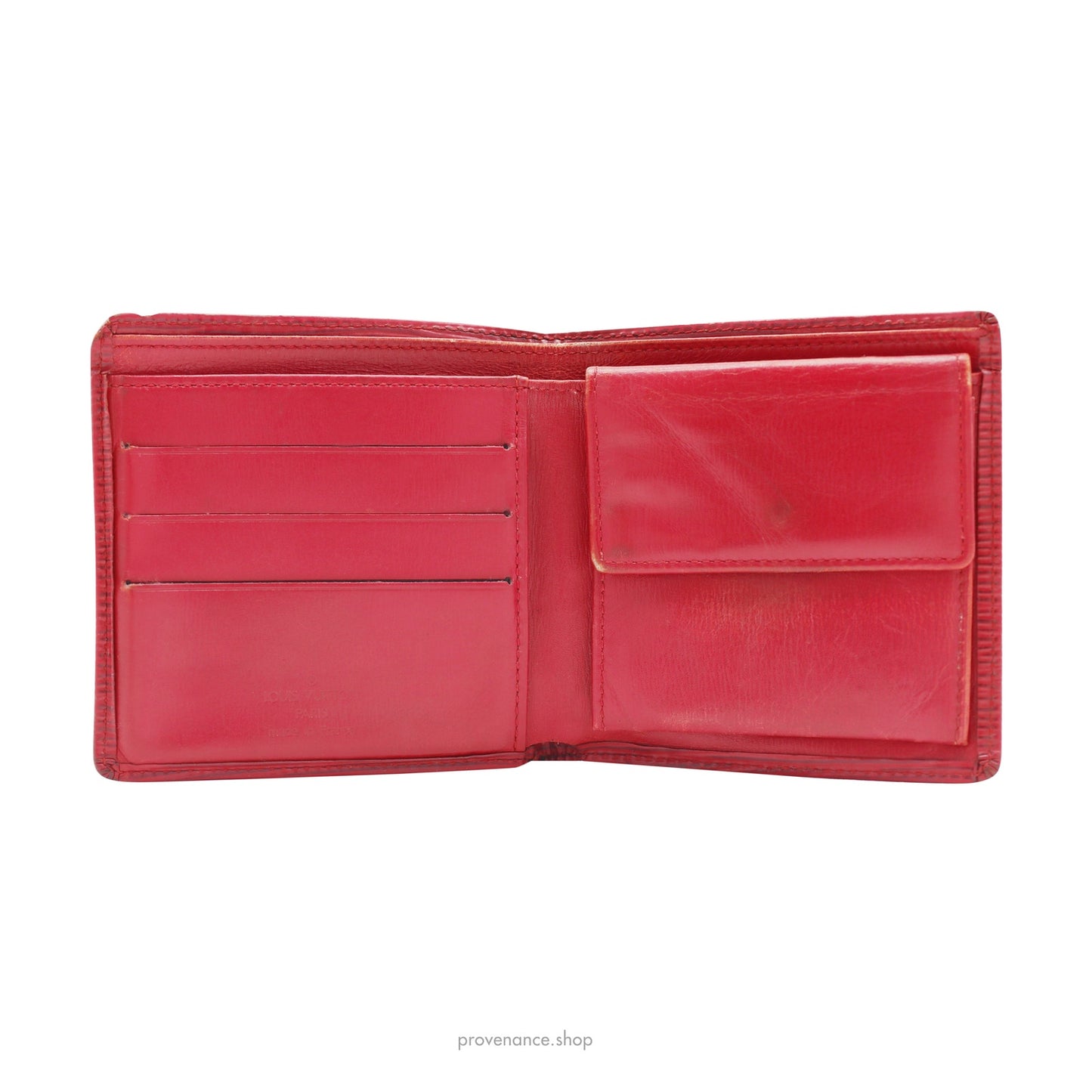 🔴 Louis Vuitton Marco Wallet - Red Epi Leather