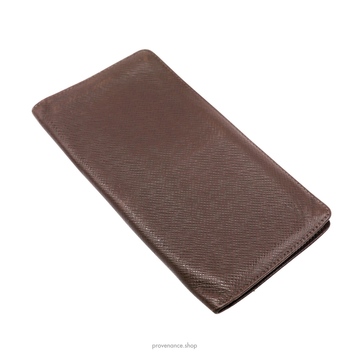 🔴 Louis Vuitton Brazza Long Wallet - Grizzli Taiga Leather