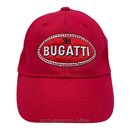 🔴 Bugatti Embroidered Logo Cap - Red