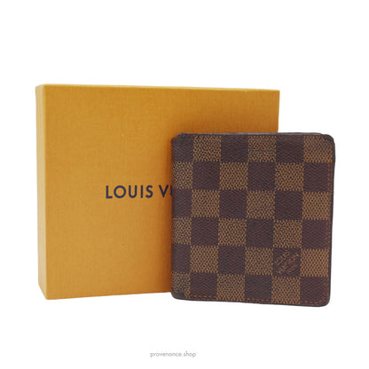 🔴 Louis Vuitton 6CC Bifold Wallet - Damier Ebene